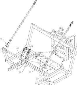 Seat Belt Diagram and Parts List for WTCAB747EFI (37AM48FM010)(2016) Cub Cadet Lawn Tractor Accessories